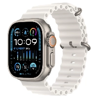 Apple Watch Ultra 2 GPS + Cellular, 49 мм, корпус из титана, ремешок Ocean белого цвета