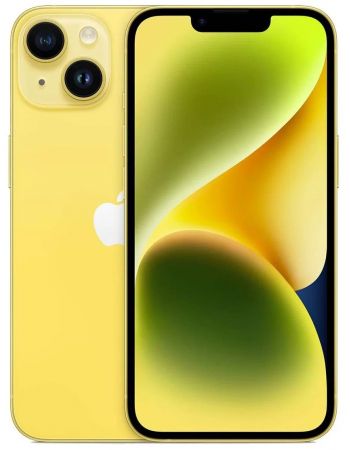 Apple iPhone 14, 128 ГБ, желтый, eSIM