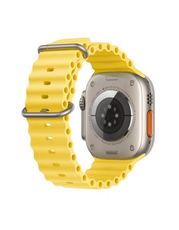Apple Watch Ultra GPS + Cellular, 49 мм, корпус из титана, ремешок Ocean желтого цвета