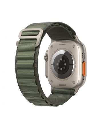 Apple Watch Ultra GPS + Cellular, 49 мм, корпус из титана, ремешок Alpine зеленого цвета