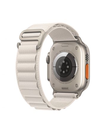 Apple Watch Ultra GPS + Cellular, 49 мм, корпус из титана, ремешок Alpine цвета «сияющая звезда»