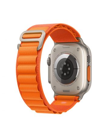 Apple Watch Ultra GPS + Cellular, 49 мм, корпус из титана, ремешок Alpine оранжевого цвета