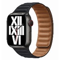 Умные часы Apple Watch Series 8 41 мм Midnight Stainless Steel Case with Umber Leather