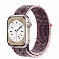 Умные часы Apple Watch Series 8 41 мм Starlight Aluminium Case with Elderberry Sport Loop