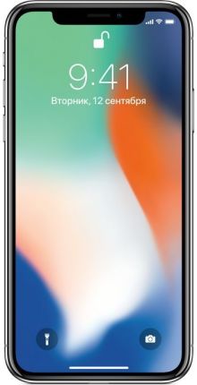 Apple iPhone X 256 ГБ Серебристый UA