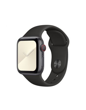 Спортивный ремешок для Apple Watch 42/44 мм (Черный)