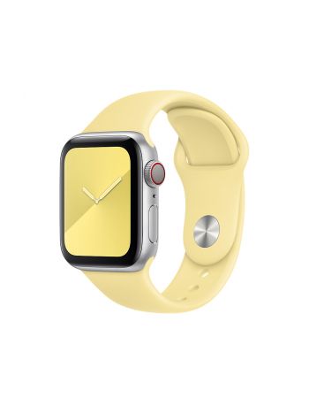 Спортивный ремешок для Apple Watch 42/44 мм, «Лимонный мусс»